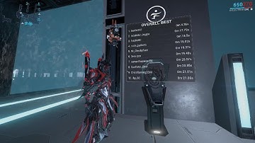 Warframe - My fastest obstacle course run time (no cheating)