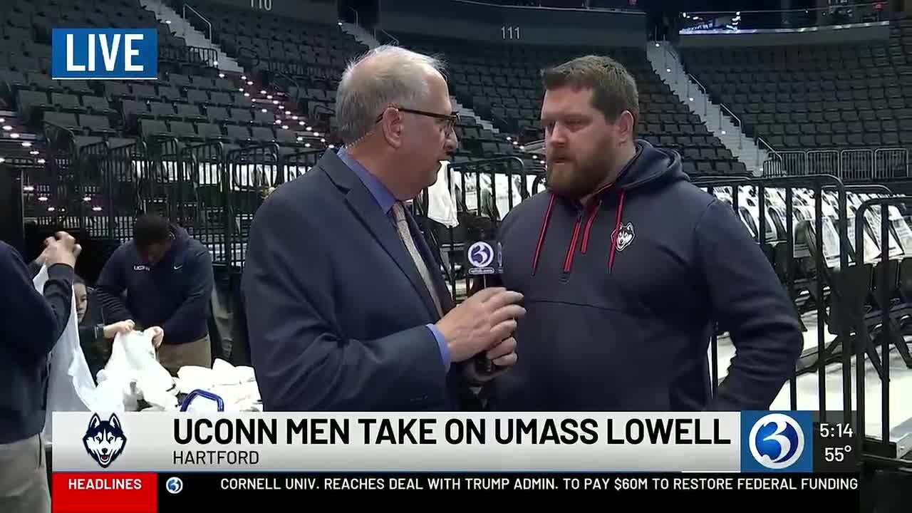 No. 4 UConn takes on UMass Lowell in Hartford