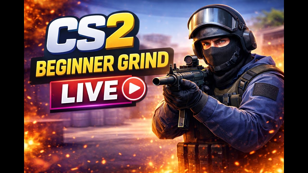 🔴 Live CS2 Beginner Gameplay | Learning Competitive | Road to Better Rank | Get Better | Day - 29