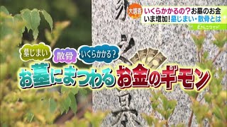 墓じまい・散骨 いくらかかる?お墓にまつわるお金のギモン【どさんこワイド179】2023.09.19放送