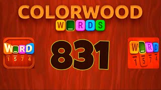 COLORWOOD WORDS CRYPTOGRAM level 831