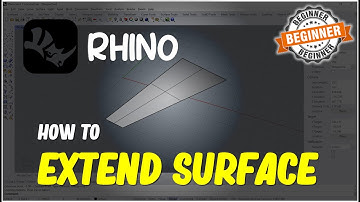 Rhino How To Extend Surface Tutorial