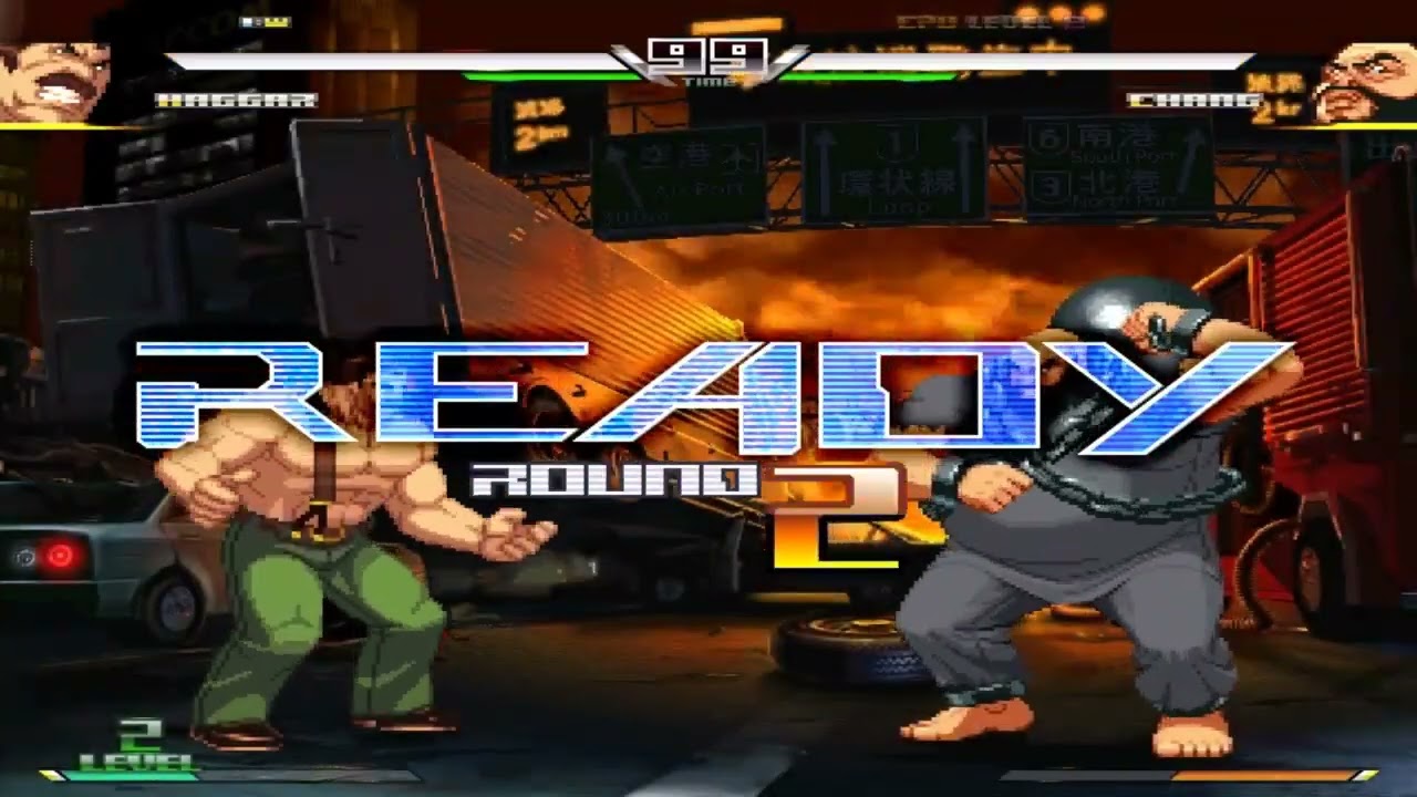 CAPCOM vs. SNK 3 - Mike Haggar(me) vs Chang Koehan! Epic Fight!!
