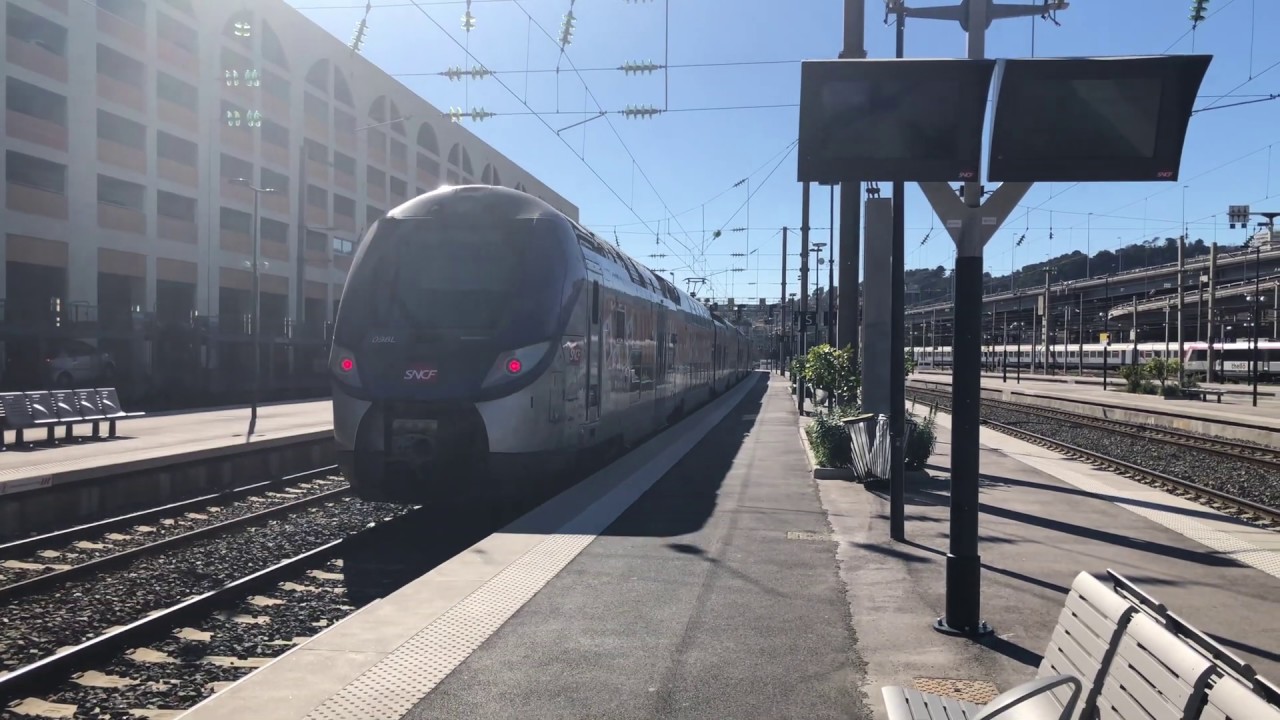 Spot ferroviaire du samedi 2 mars 2019 à Nice partie 1 (4K)