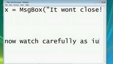 how to make a message box that wont close