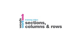 Sections, Columns & Rows