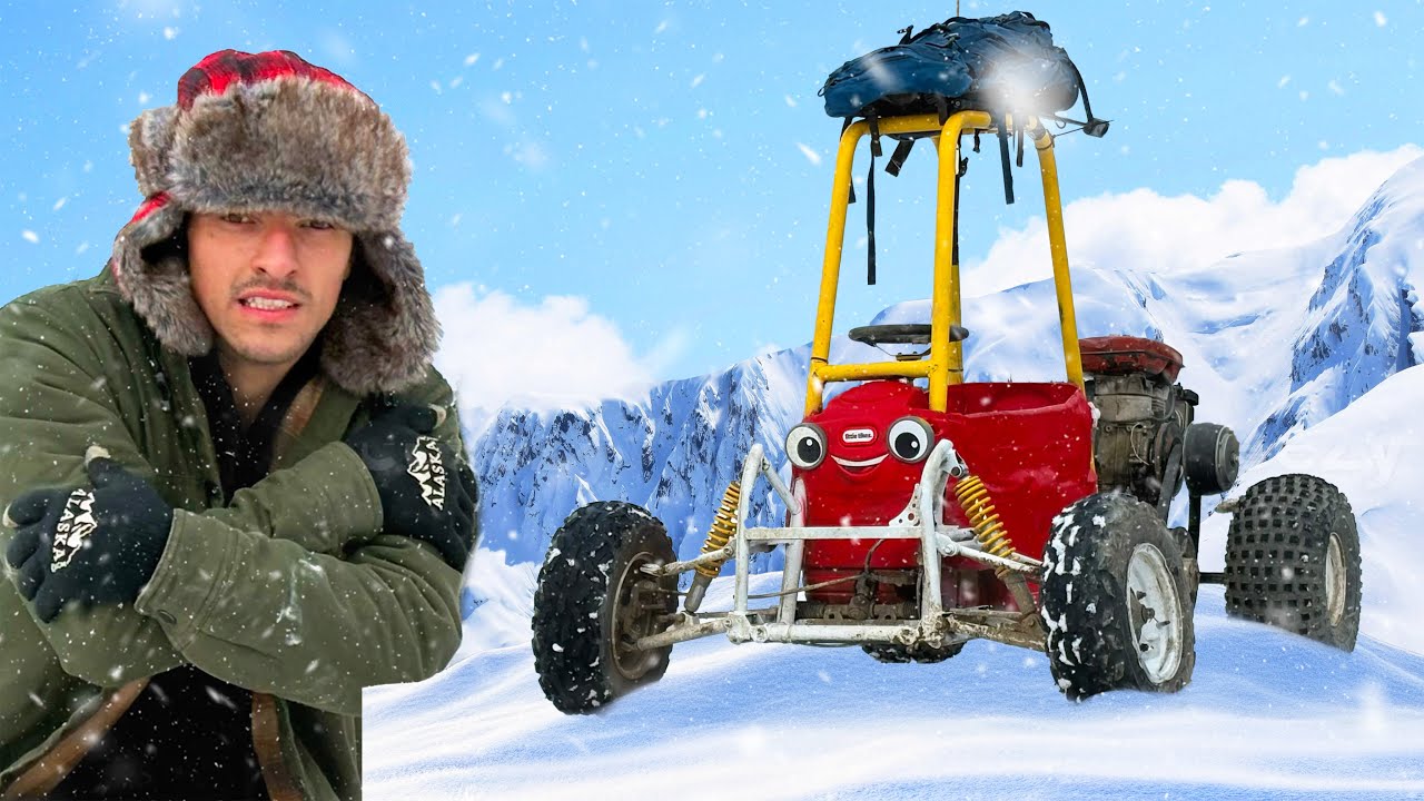 За рулём Cozy Coupe на 506 миль по бездорожью Аляски