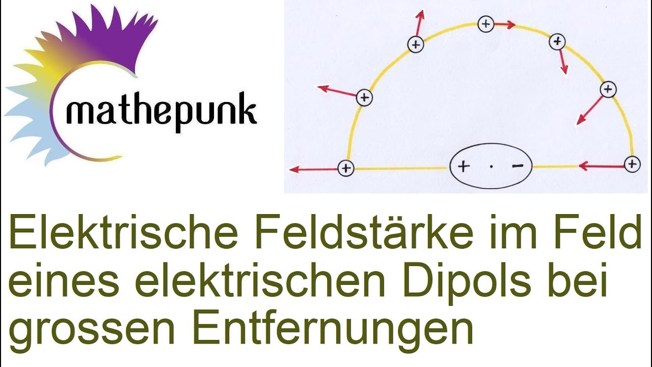 Elektrisches Feld Eines Dipols Elektrische Feldstärke im Feld eines elektrischen Dipols bei grossen