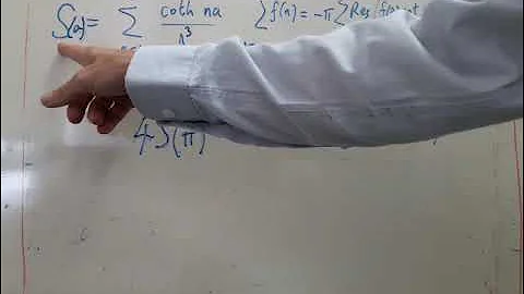 Sum over all positive integer n of (coth na)/n^3