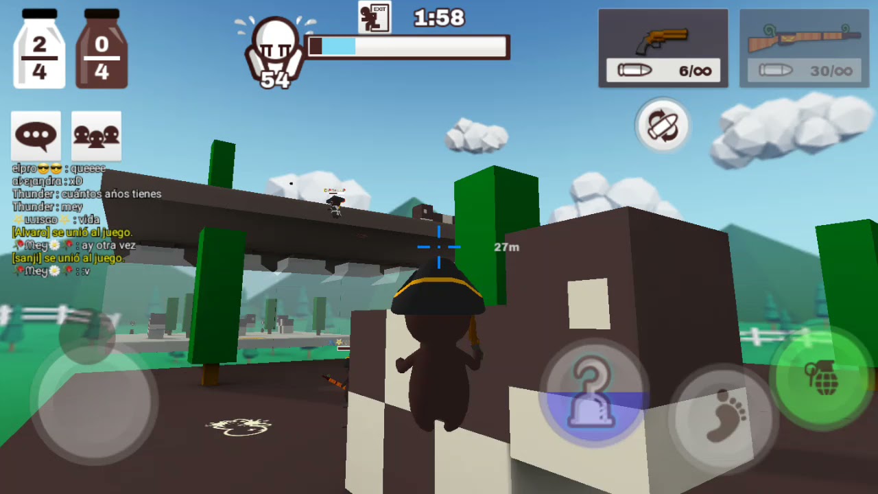 Jugando con la nueva arma con skin:Gefield HW (Y con ⛧ʟᴜɪsɢᴅ⛧).