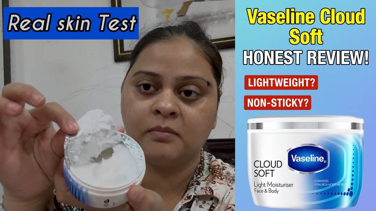Vaseline Cloud Soft Light Moisturizer Review | Kya Yeh Really Light & Non-Sticky Hai?  