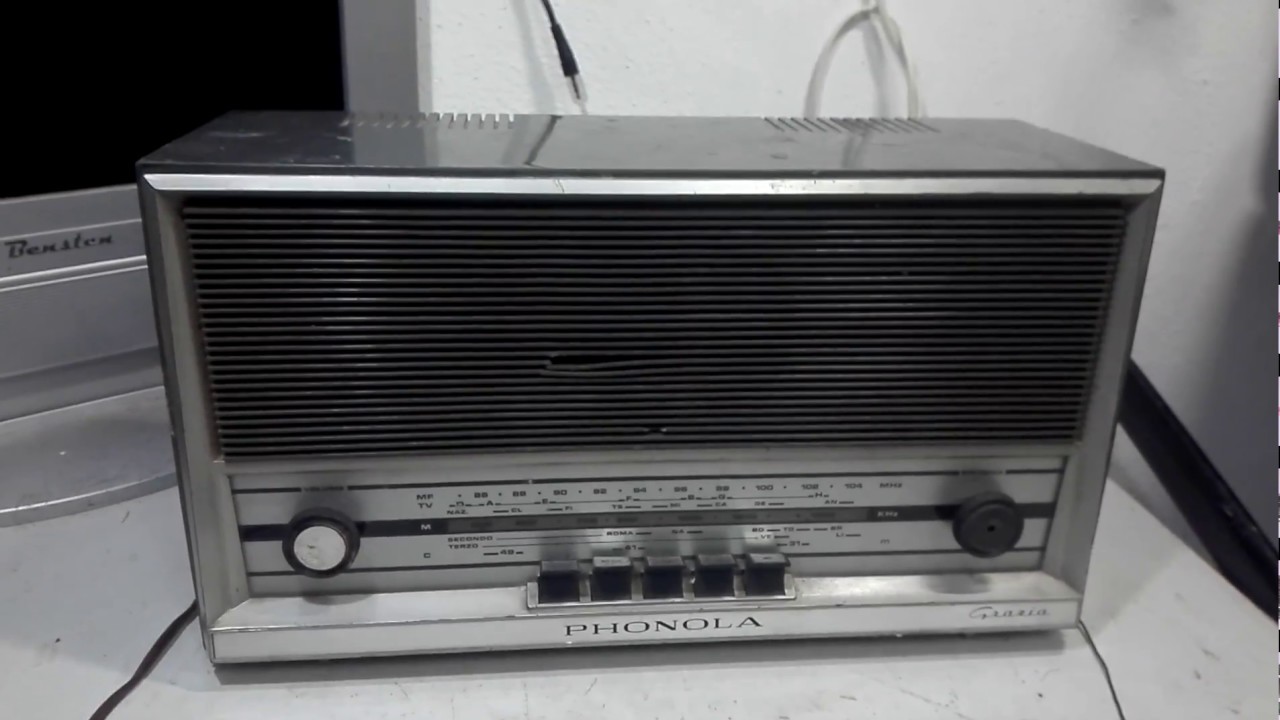 Test radio a valvole Phonola YouTube