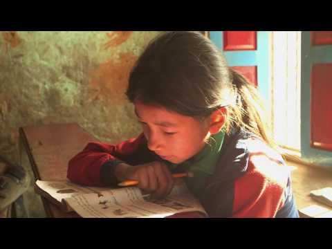 Visite d'une petite école de village au Népal