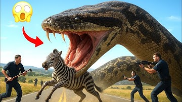 Brave Heroes Rescue Struggling Baby Zebra from Giant Python’s Sudden Strike 🐆🐍