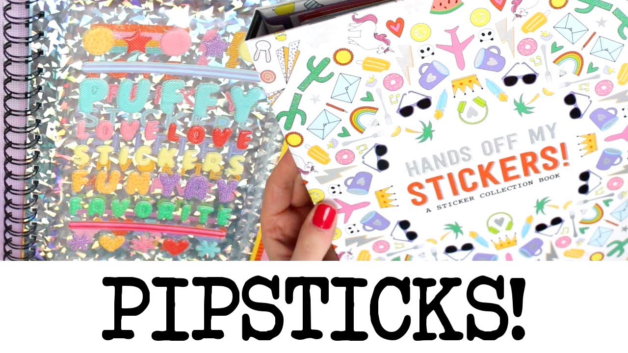 Pipsticks Sticker Collection Book!