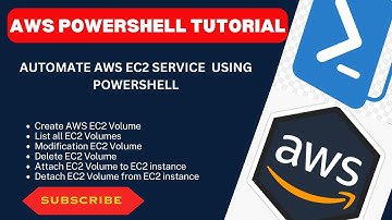 AWS PowerShell EC2 volume #AWSPowershell