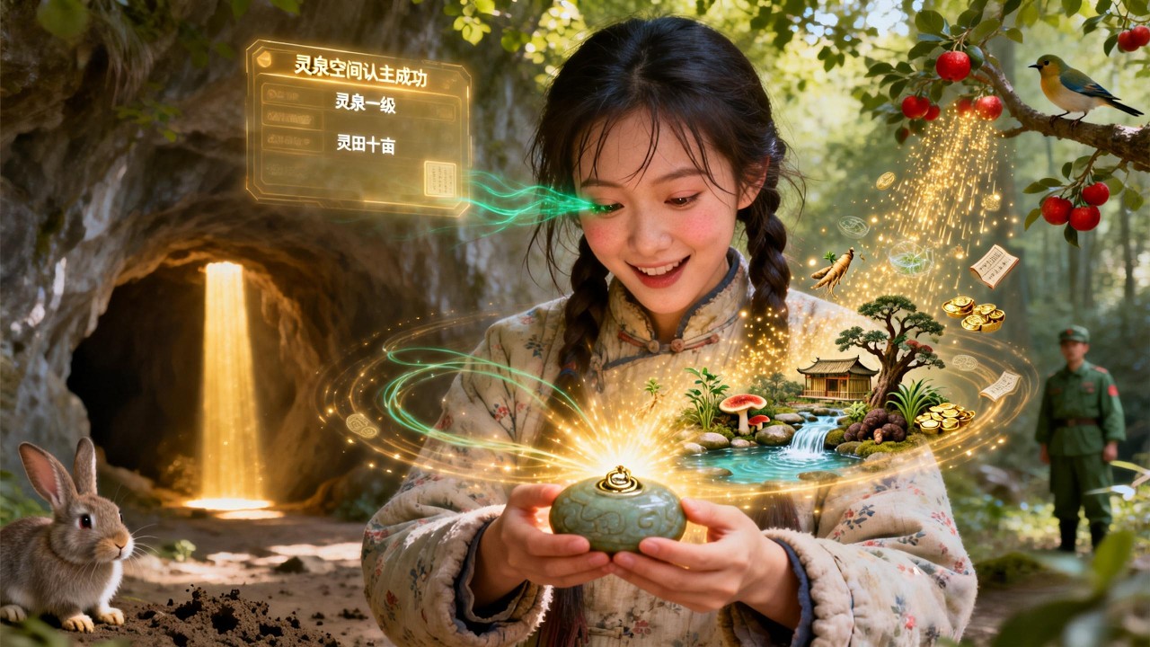 【全集】🔥前世被渣男惡妹害死，江曉瀅重生回到下鄉前夜，手撕白蓮搶回靈泉空間！