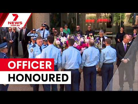 Sydney comes to standstill to farewell fallen police officer Mia Lay | 7NEWS