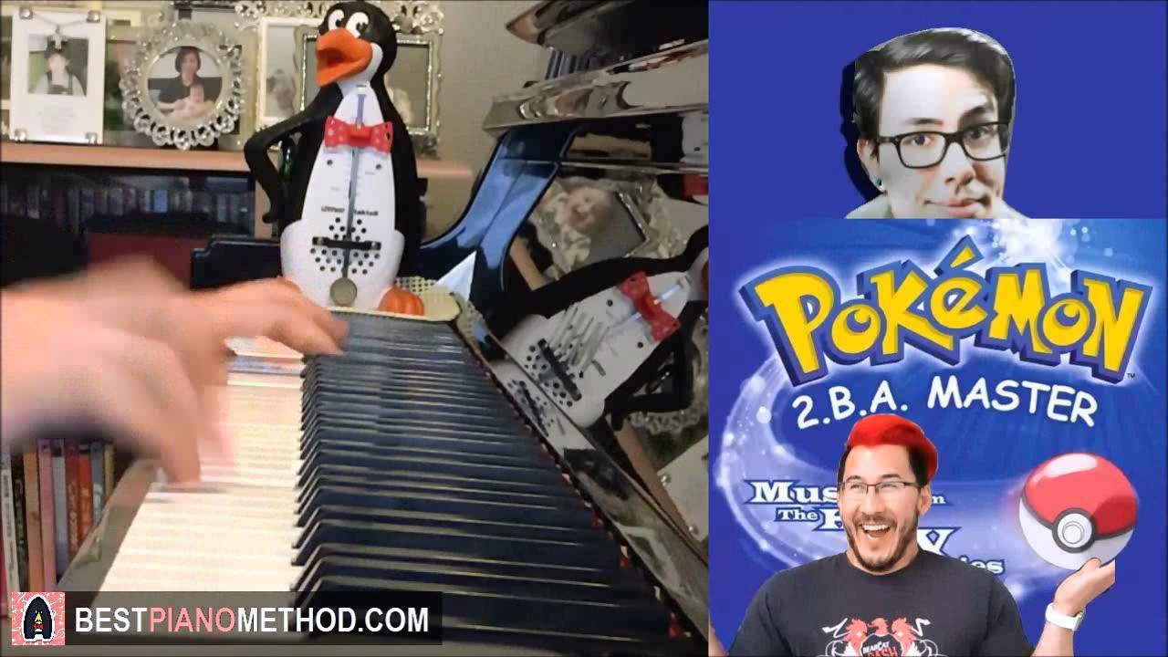 Pokémon - 2B A Master - NateWantsToBattle ft. Markiplier Version (Piano Cover by Amosdoll)