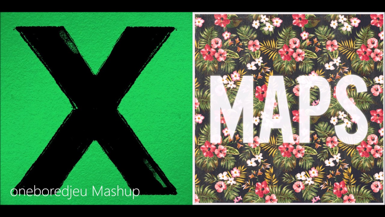 Photographic Maps - Ed Sheeran vs. Maroon 5 (Mashup)
