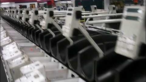 FSM 1000 Flat Sorting Machine at the United States Postal Service