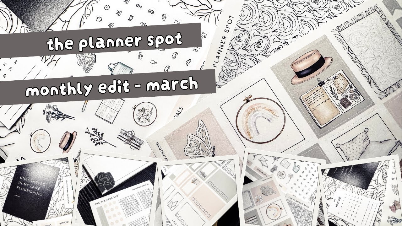 | THE PLANNER SPOT | MARCH 2025 | MONTHLY EDIT | GROW |