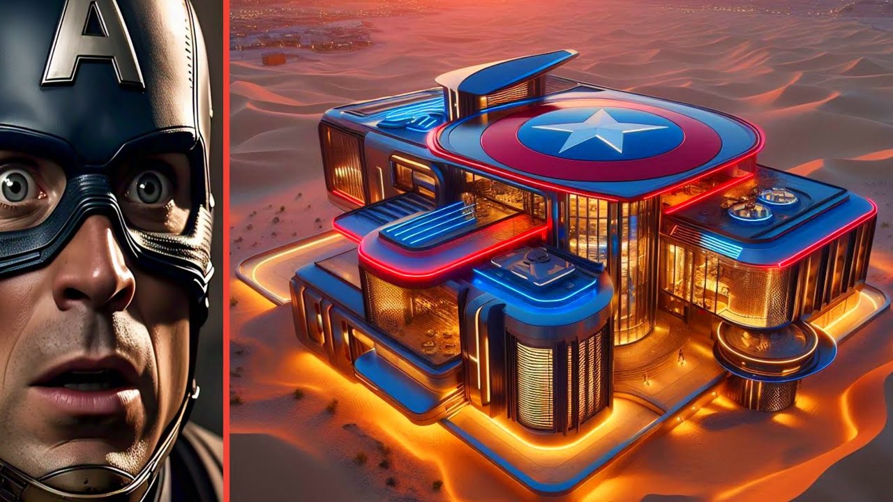 AVENGERS but Modern House 🏠  Sweet Home VENGERS, ALL CHARACTERS (MARVEL &DC)