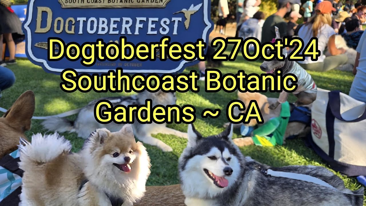 Dogtoberfest, 27Oct'24, Southcoast Botanic Gardens ~ CA