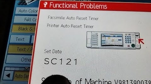 SC 121 RICOH 2551/2550/2050