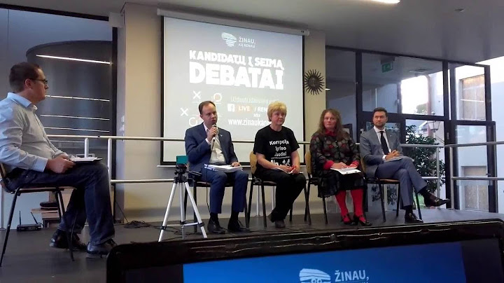 #Įsipareigojimai. Seimo debatai Panemunės-Šančių apygarda