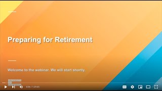 Preparing for Retirement