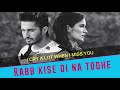 Rabb kise di na todhe  dildariyan  rahat fateh ali khan  song lyrics english translation