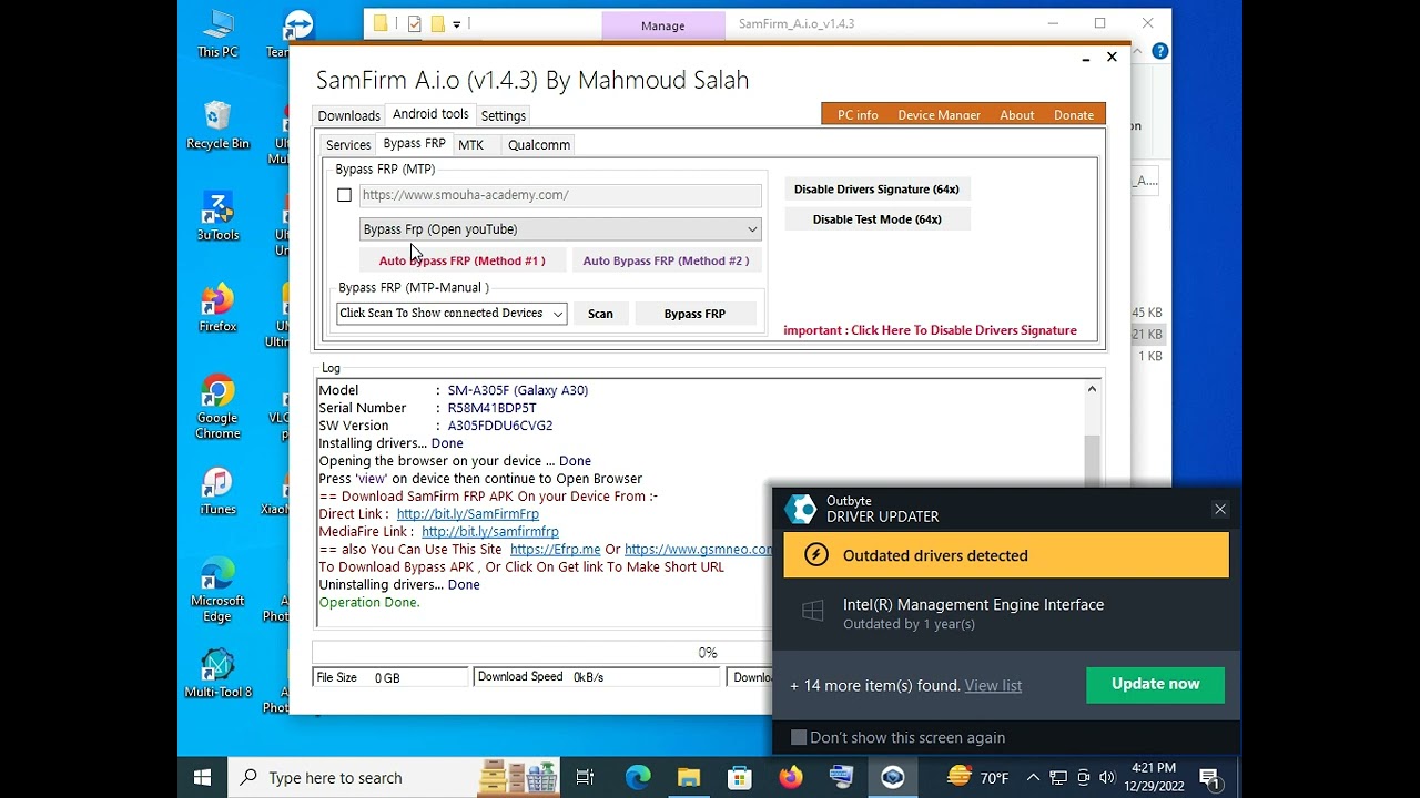 all samsung frp remove tool// 100% work  free tool