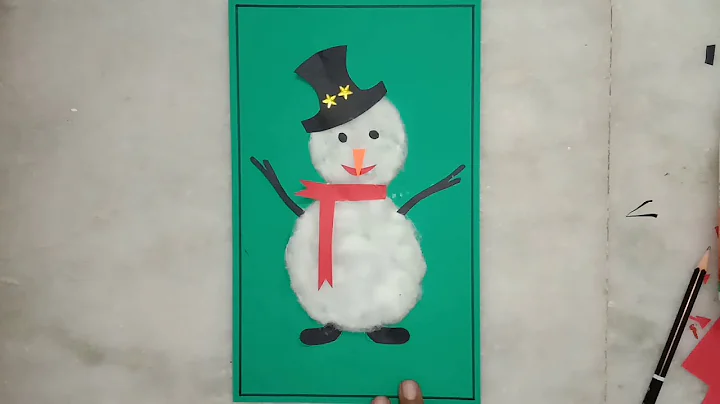 Cotton pasting  Snowman / Snowman by Cotton pasting - DayDayNews