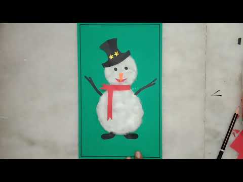 Video: Cotton Wool Snowman - Quick And Easy