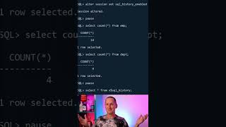 How to activate SQL History in 26ai