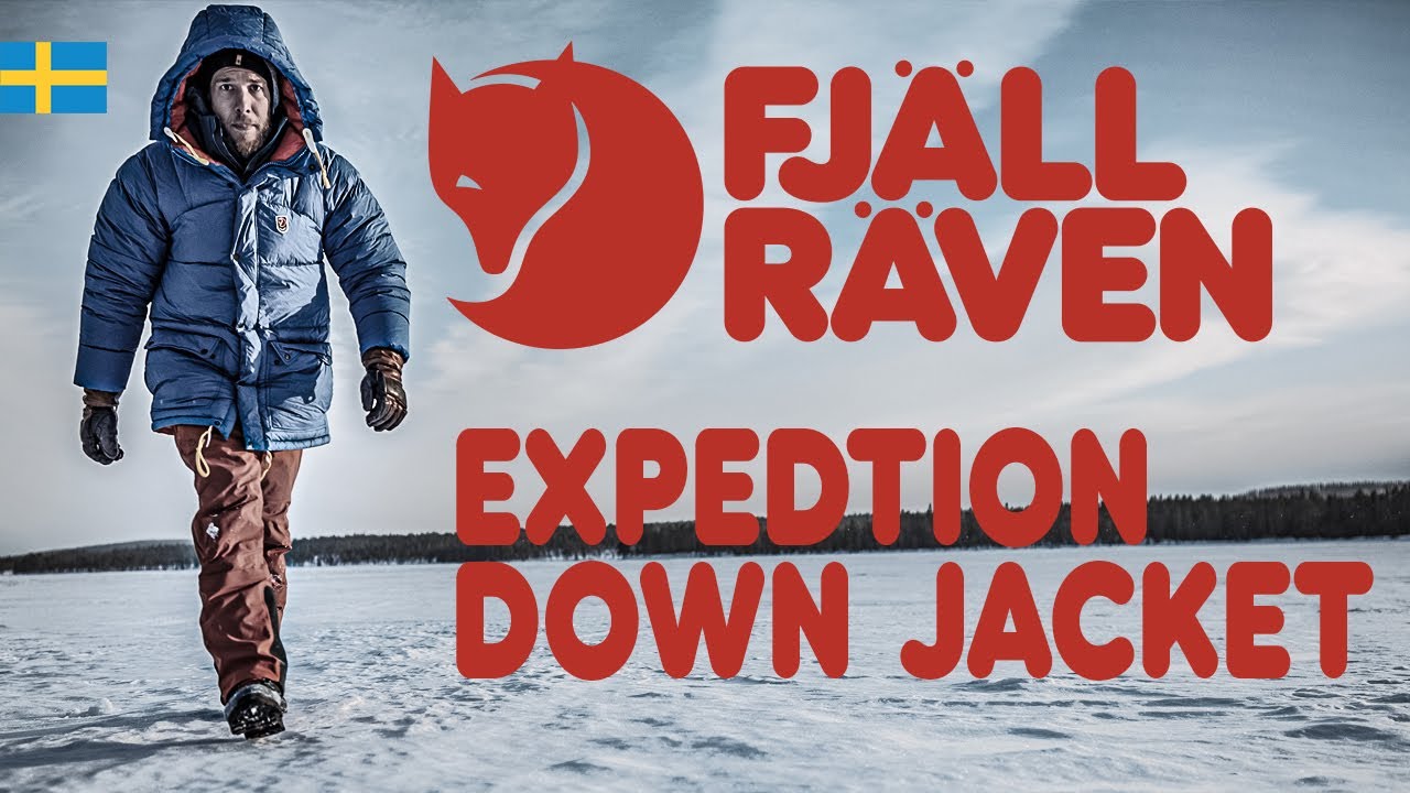 How to use the Fjällräven Expedition Down Jacket - Test and Review - YouTube