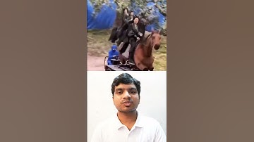 How does a hero shoot while sitting on a fake horse | नकली घोडा पर बैठकर कैसे शूटिंग करते हैं हीरो