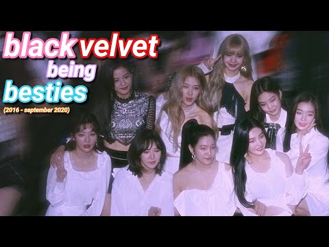 blackvelvet being besties, their friendship over the years