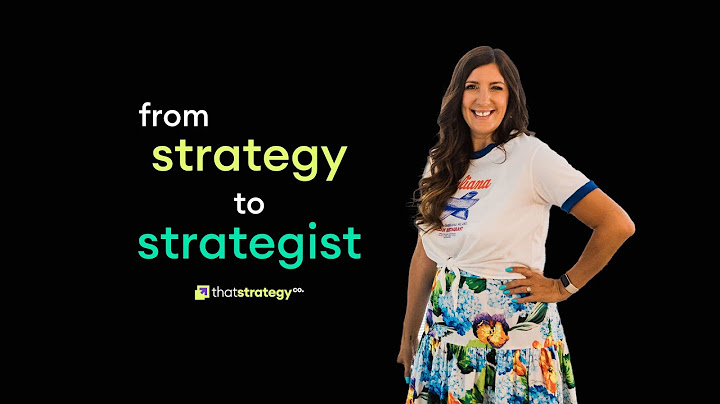 Strategy to Strategist Masterclass
