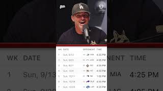 The Raiders Schedule Looks TOUGH