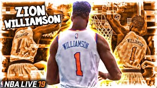 Zion Williamson in NBA LIVE 19 - NBA LIVE 19 Player Creation