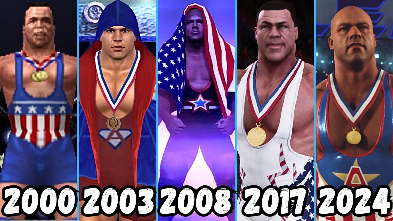 Evolution of Kurt Angle Entrance 2000-2024 - WWE X TNA Games