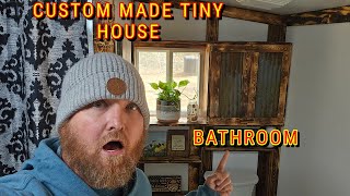 ONE OF A KIND TINY HOUSE BATHROOM COMPLETE off-grid, cabin build, DIY, HOW TO, sawmill, homesteading by C'mon Homesteading 25,502 views 2 months ago 47 minutes