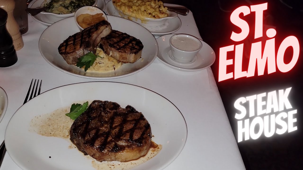 St Elmo Steak House Indianapolis Marcia's Birthday !!! YouTube