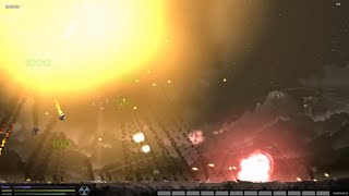 Invasion bullethell shmup gameplay level 3 HERO skill 