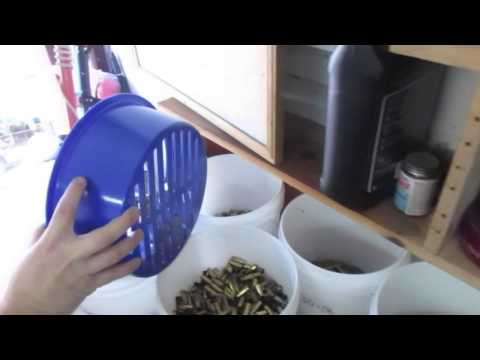 Sorting endless Buckets of Brass Shell Casings with Shell Sorter
