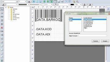 Barkod Etiket Programı ile Excel