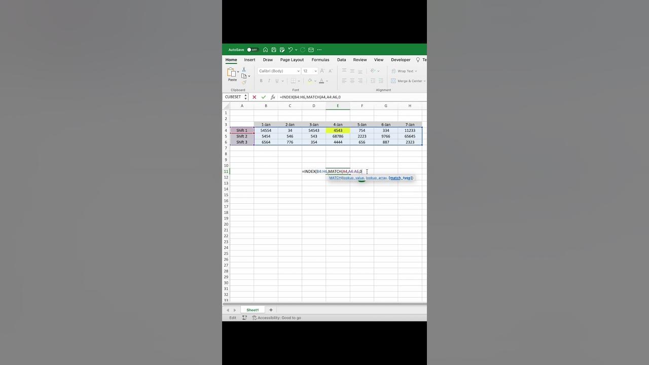 lookup-a-value-in-excel-based-on-row-and-column-excel-shorts-youtube