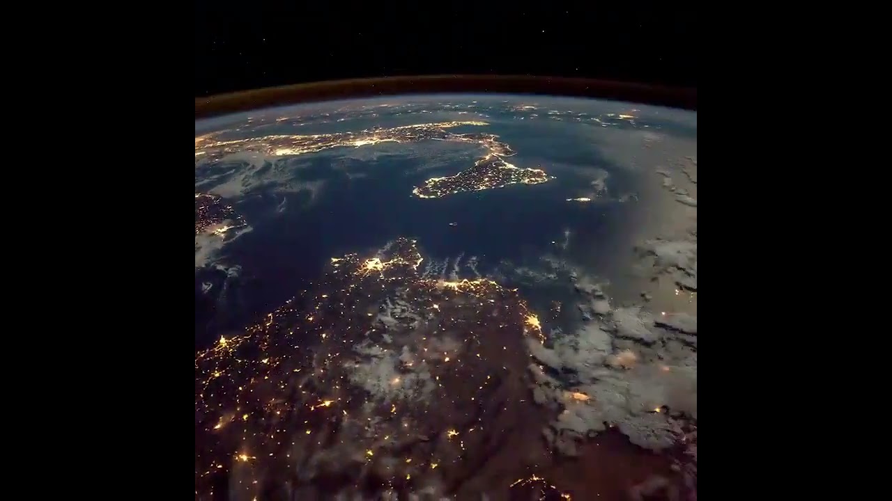 Earth video recording from International Space Station